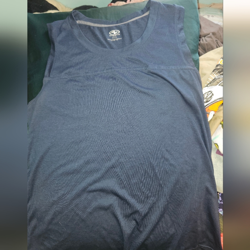 Dark Blue Sleeveless Women's Top Size Med.